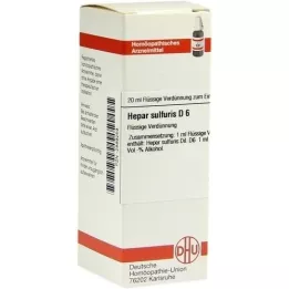 HEPAR SULFURIS D 6 seyreltme, 20 ml