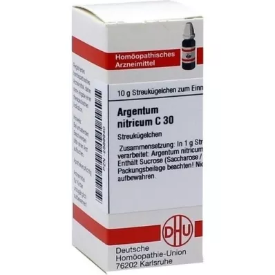 ARGENTUM NITRICUM C 30 globül, 10 g