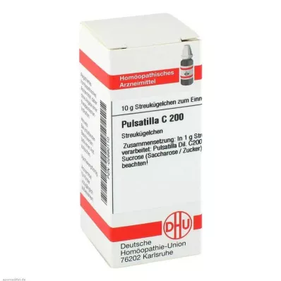 PULSATILLA C 200 globül, 10 g PULSATILLA C 200 globül, 10 g