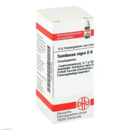 SAMBUCUS NIGRA D 6 globül, 10 g