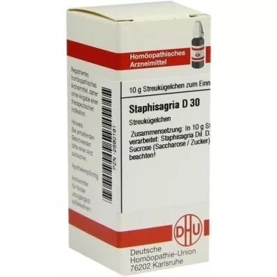 STAPHISAGRIA D 30 globül, 10 g
