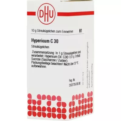 HYPERICUM C 30 globül, 10 g