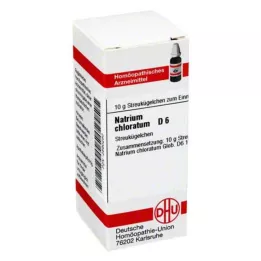 NATRIUM CHLORATUM D 6 globül, 10 g