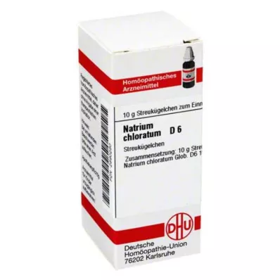 NATRIUM CHLORATUM D 6 globül, 10 g