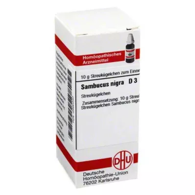 SAMBUCUS NIGRA D 3 globül, 10 g