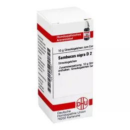 SAMBUCUS NIGRA D 2 globül, 10 g