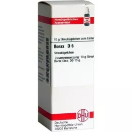 BORAX D 6 globül, 10 g