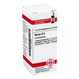 BORAX D 6 globül, 10 g