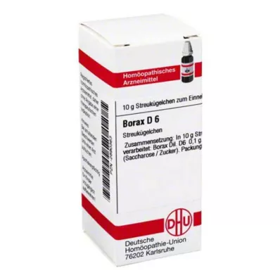 BORAX D 6 globül, 10 g BORAX D 6 globül, 10 g