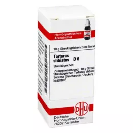 TARTARUS STIBIATUS D 6 globül, 10 g