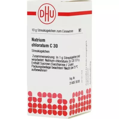 NATRIUM CHLORATUM C 30 globül, 10 g