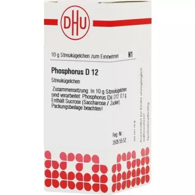 PHOSPHORUS D 12 globül, 10 g