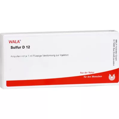 SULFUR D 12 ampul, 10X1 ml SULFUR D 12 ampul, 10X1 ml