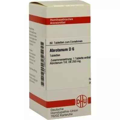 ABROTANUM D 6 Tablet, 80 Kapsül