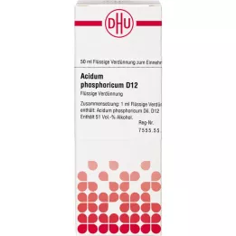 ACIDUM PHOSPHORICUM D 12 seyreltme, 50 ml