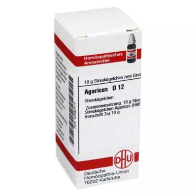AGARICUS D 12 globül, 10 g AGARICUS D 12 globül, 10 g