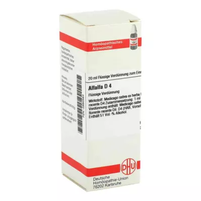 ALFALFA D 4 seyreltme, 20 ml ALFALFA D 4 seyreltme, 20 ml