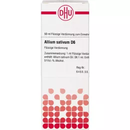 ALLIUM SATIVUM D 6 seyreltme, 50 ml