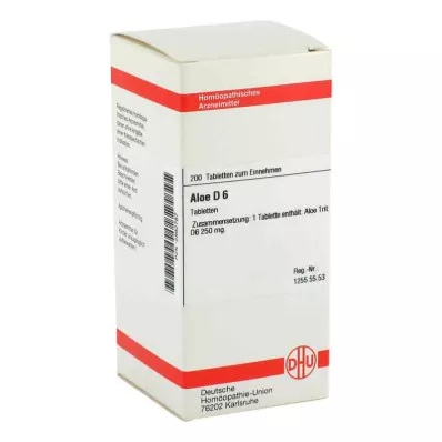 ALOE D 6 Tablet, 200 Kapsül ALOE D 6 Tablet, 200 Kapsül