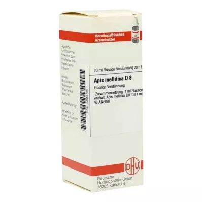 APIS MELLIFICA D 8 seyreltme, 20 ml APIS MELLIFICA D 8 seyreltme, 20 ml