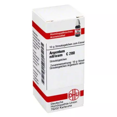 ARGENTUM NITRICUM C 200 globül, 10 g ARGENTUM NITRICUM C 200 globül, 10 g