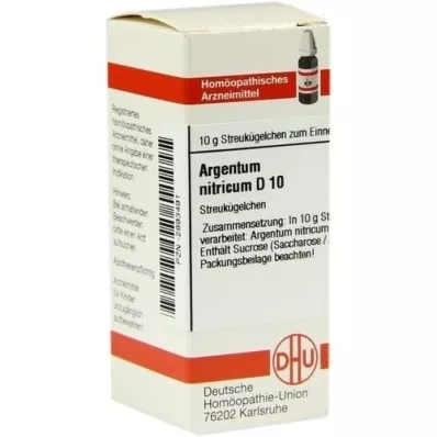 ARGENTUM NITRICUM D 10 globül, 10 g