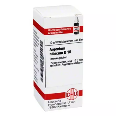 ARGENTUM NITRICUM D 10 globül, 10 g