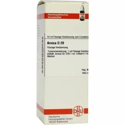 ARNICA D 20 seyreltme, 50 ml