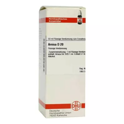 ARNICA D 20 seyreltme, 50 ml ARNICA D 20 seyreltme, 50 ml