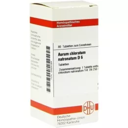 AURUM CHLORATUM NATRONATUM D 6 Tablet, 80 Kapsül