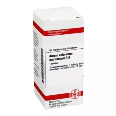 AURUM CHLORATUM NATRONATUM D 6 Tablet, 80 Kapsül