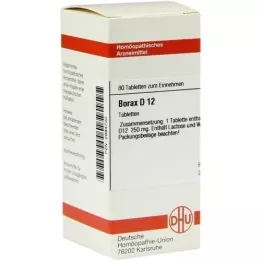 BORAX D 12 Tablet, 80 Kapsül