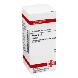 BORAX D 12 Tablet, 80 Kapsül
