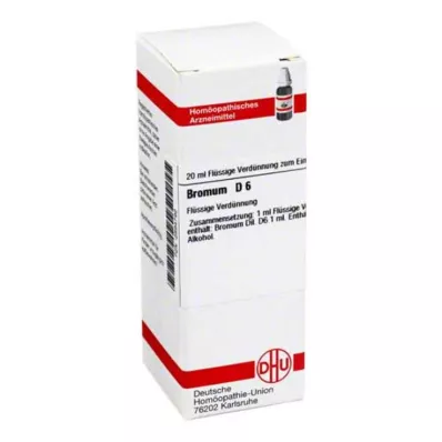 BROMUM D 6 seyreltme, 20 ml