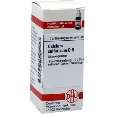 CALCIUM SULFURICUM D 6 globül, 10 g