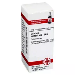 CALCIUM SULFURICUM D 6 globül, 10 g