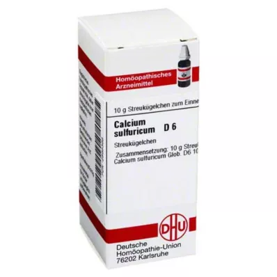 CALCIUM SULFURICUM D 6 globül, 10 g CALCIUM SULFURICUM D 6 globül, 10 g