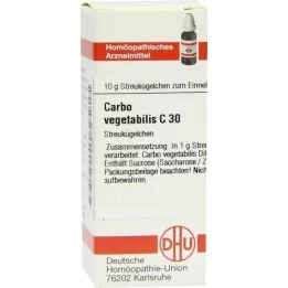 CARBO VEGETABILIS C 30 globül, 10 g