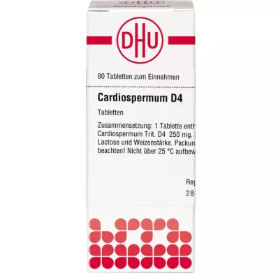 CARDIOSPERMUM D 4 Tablet, 80 Kapsül