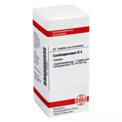 CARDIOSPERMUM D 4 Tablet, 80 Kapsül CARDIOSPERMUM D 4 Tablet, 80 Kapsül