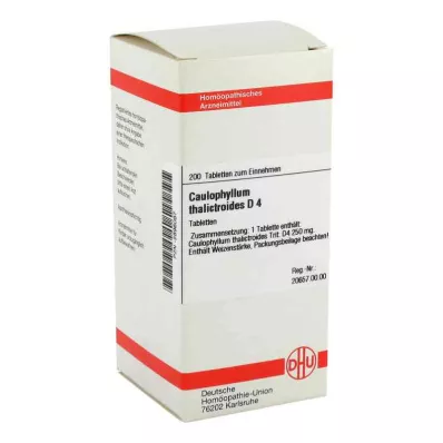 CAULOPHYLLUM THALICTROIDES D 4 Tablet, 200 Kapsül CAULOPHYLLUM THALICTROIDES D 4 Tablet, 200 Kapsül