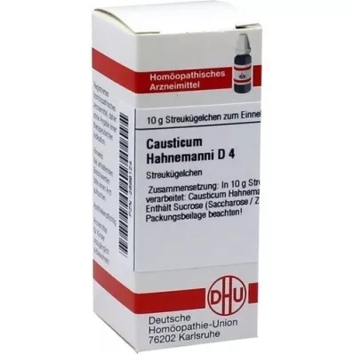 CAUSTICUM HAHNEMANNI D 4 globül, 10 g