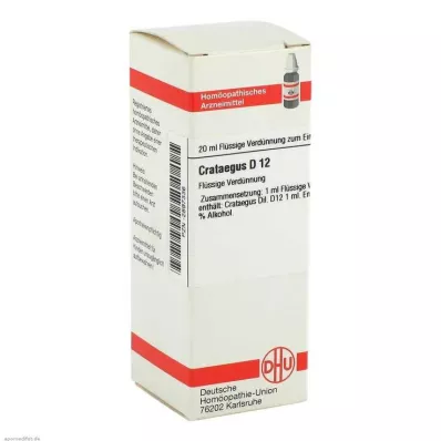 CRATAEGUS D 12 seyreltme, 20 ml CRATAEGUS D 12 seyreltme, 20 ml