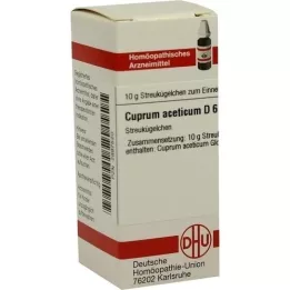 CUPRUM ACETICUM D 6 globül, 10 g