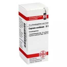 CUPRUM ACETICUM D 30 globül, 10 g