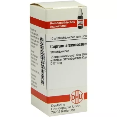 CUPRUM ARSENICOSUM D 12 globül, 10 g