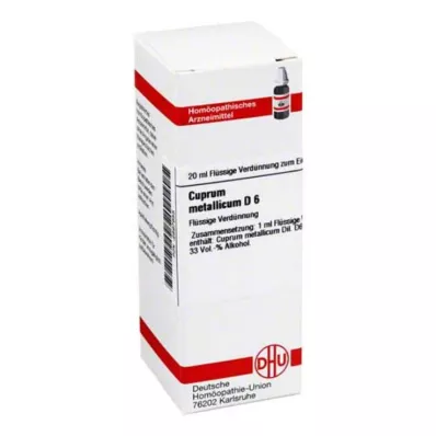 CUPRUM METALLICUM D 6 seyreltme, 20 ml