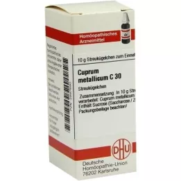 CUPRUM METALLICUM C 30 globül, 10 g