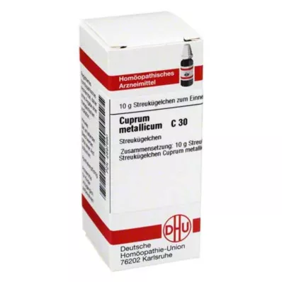 CUPRUM METALLICUM C 30 globül, 10 g