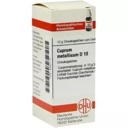 CUPRUM METALLICUM D 10 globül, 10 g